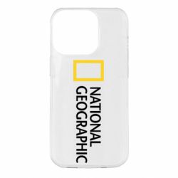 Чехол для iPhone 14 Pro National Geographic logo - PrintSalon