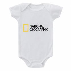 Детский бодик National Geographic logo - PrintSalon