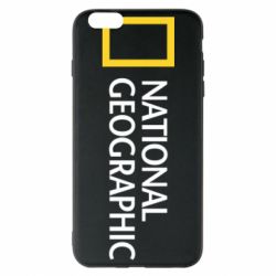 Чехол для iPhone 6 Plus/6S Plus National Geographic logo - PrintSalon