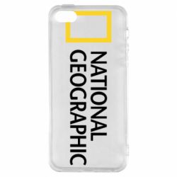 Чехол для iPhone5/5S/SE National Geographic logo - PrintSalon
