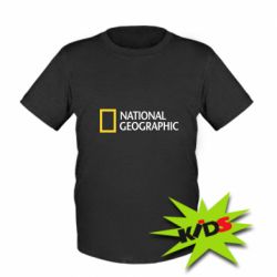 Детская футболка National Geographic logo - PrintSalon