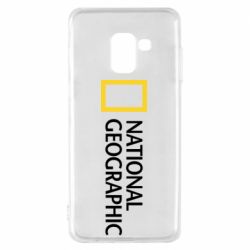Чехол для Samsung A8 2018 National Geographic logo - PrintSalon