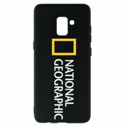 Чехол для Samsung A8+ 2018 National Geographic logo - PrintSalon