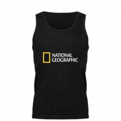 Мужская майка National Geographic logo - PrintSalon
