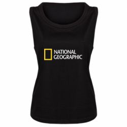 Женская майка National Geographic logo - PrintSalon