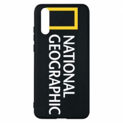 Чехол для Huawei P20 National Geographic logo - PrintSalon