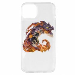 Чехол для iPhone 14 Plus Natsu with a dragon - PrintSalon