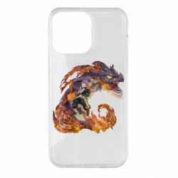 Чехол для iPhone 14 Pro Max Natsu with a dragon - PrintSalon