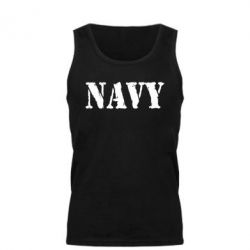 Мужская майка NAVY - PrintSalon