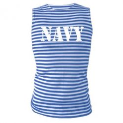 Майка-тельняшка NAVY - PrintSalon