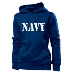 Женское худи NAVY - PrintSalon