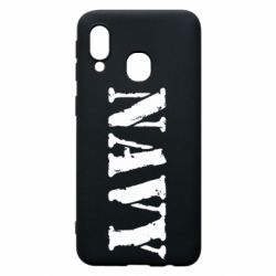 Чехол для Samsung A40 NAVY - PrintSalon
