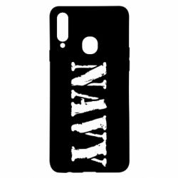 Чехол для Samsung A20s NAVY - PrintSalon