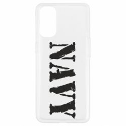 Чехол для Oppo Reno 4 NAVY - PrintSalon