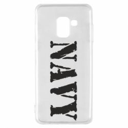 Чехол для Samsung A8 2018 NAVY - PrintSalon