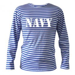 Тельняшка с длинным рукавом NAVY - PrintSalon