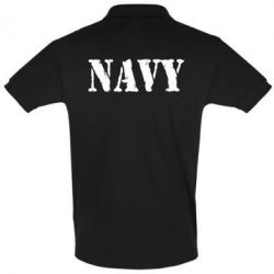 Мужское поло NAVY - PrintSalon