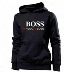Женское худи Не Hugo, но Boss - PrintSalon
