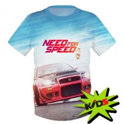 Детская 3D футболка Need for Speed