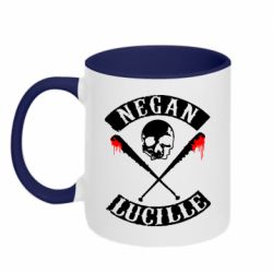 Чашка двухцветная 320ml Negan Lucille - PrintSalon