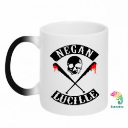 Чашка-хамелеон Negan Lucille - PrintSalon