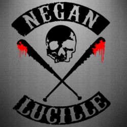 Наклейка Negan Lucille - PrintSalon