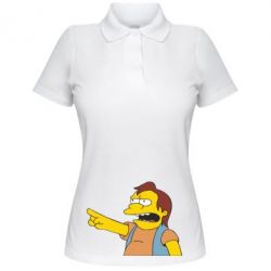 Женское поло Нельсон Симпсон - PrintSalon