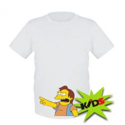 Детская футболка Нельсон Симпсон - PrintSalon