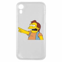 Чехол для iPhone XR Нельсон Симпсон - PrintSalon