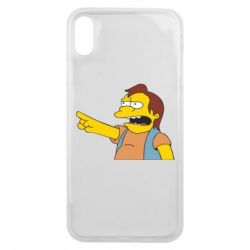 Чехол для iPhone Xs Max Нельсон Симпсон - PrintSalon