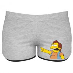 Женские шорты Нельсон Симпсон - PrintSalon