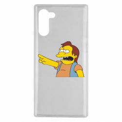 Чехол для Samsung Note 10 Нельсон Симпсон - PrintSalon