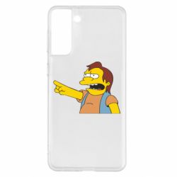 Чехол для Samsung S21+ Нельсон Симпсон - PrintSalon