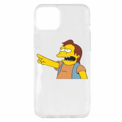 Чехол для iPhone 14 Plus Нельсон Симпсон - PrintSalon