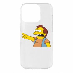 Чехол для iPhone 14 Pro Нельсон Симпсон - PrintSalon