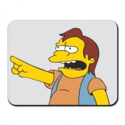 Коврик для мыши Нельсон Симпсон - PrintSalon