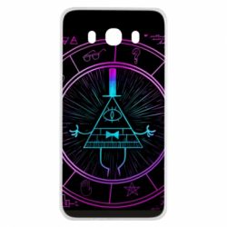 Чехол для Samsung J7 2016 Neon Bill Cipher - PrintSalon