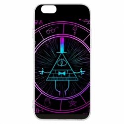 Чехол для iPhone 6/6S Neon Bill Cipher - PrintSalon