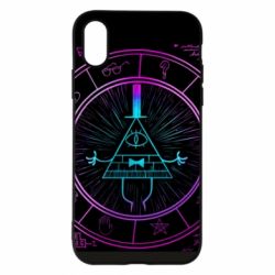 Чехол для iPhone X/Xs Neon Bill Cipher - PrintSalon