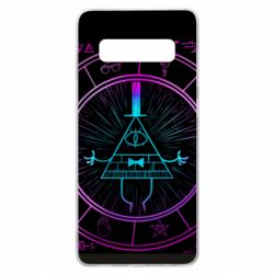 Чехол для Samsung S10+ Neon Bill Cipher - PrintSalon