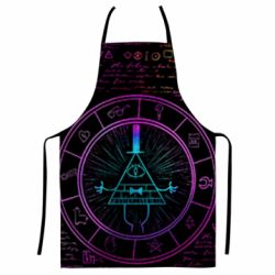 Фартук с 3D принтом Neon Bill Cipher - PrintSalon