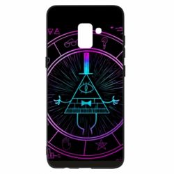 Чехол для Samsung A8+ 2018 Neon Bill Cipher