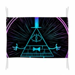 Флаг Neon Bill Cipher - PrintSalon