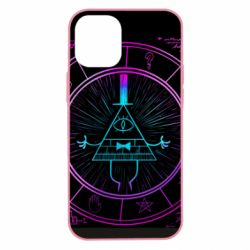 Чехол для iPhone 12 mini Neon Bill Cipher - PrintSalon