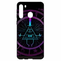 Чехол для Samsung A21 Neon Bill Cipher - PrintSalon