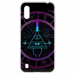 Чехол для Samsung A01/M01 Neon Bill Cipher - PrintSalon