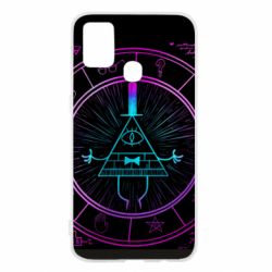 Чехол для Samsung M31 Neon Bill Cipher - PrintSalon