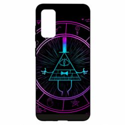 Чехол для Samsung S20 Neon Bill Cipher - PrintSalon