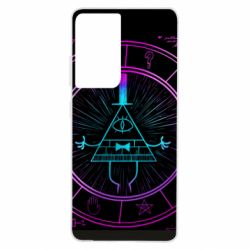 Чехол для Samsung S21 Ultra Neon Bill Cipher - PrintSalon