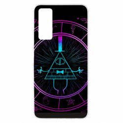Чехол для Huawei P Smart 2021 Neon Bill Cipher - PrintSalon